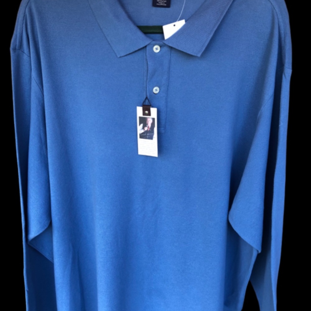 Daniel Crémeux Men's Long Sleeve Polo - New With Tags - XXL